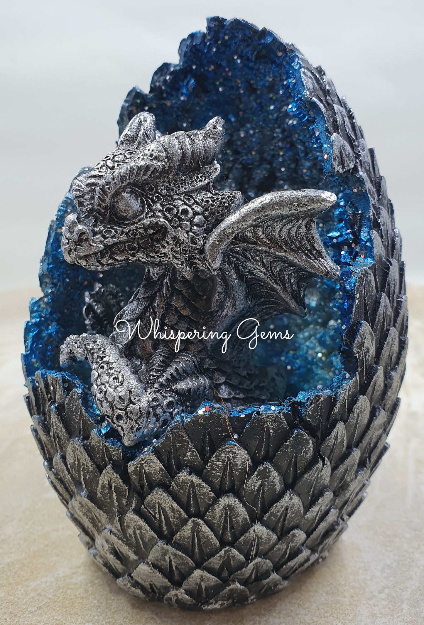 Baby Dragon in Crystal Egg