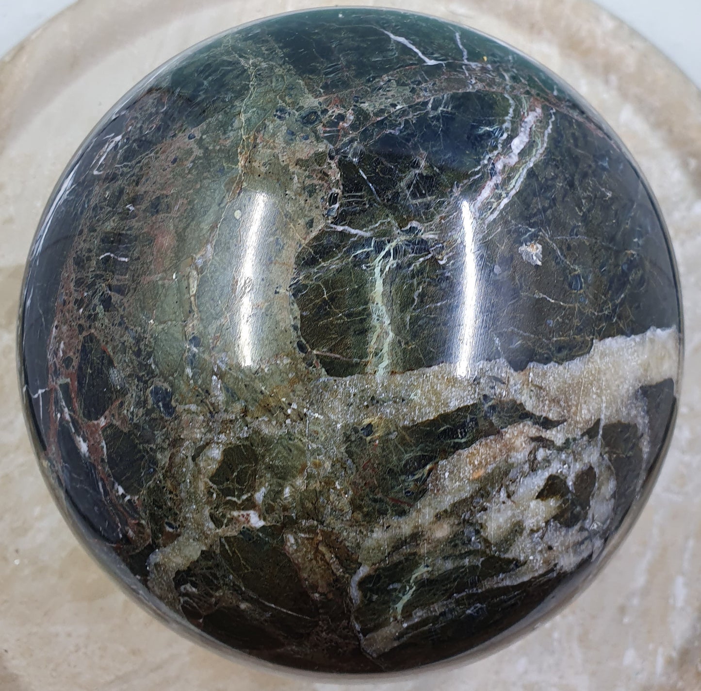 Green Onyx Sphere #1