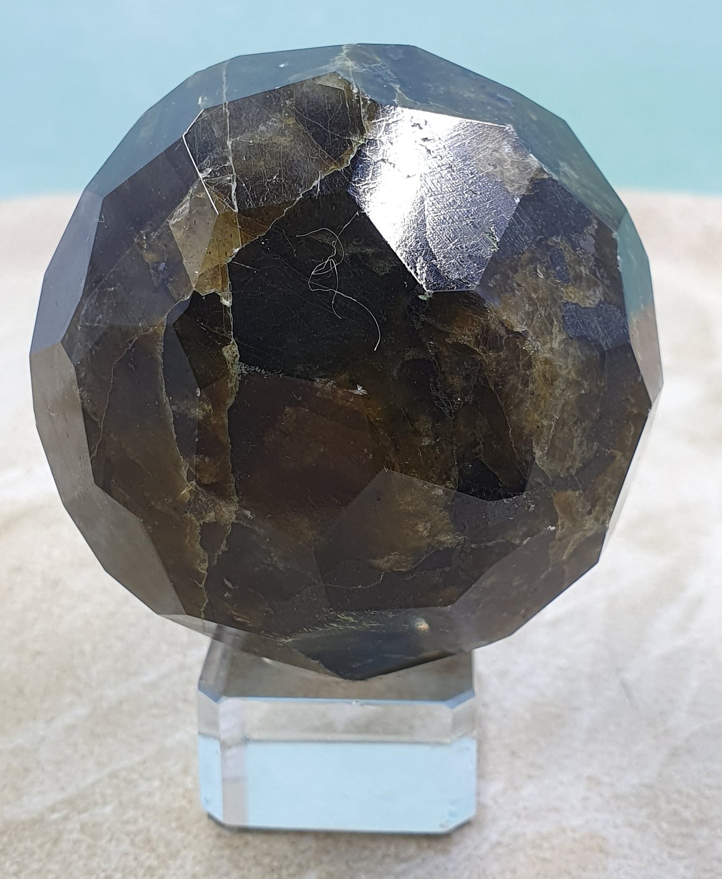 Labradorite Faceted Sphere #5