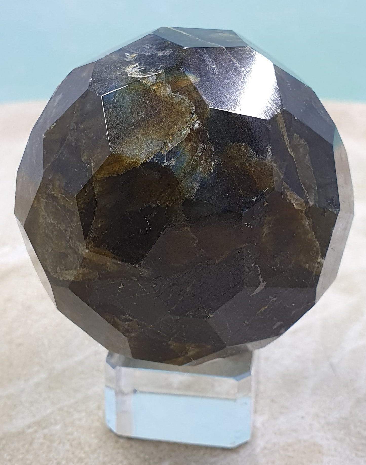 Labradorite Faceted Sphere #5