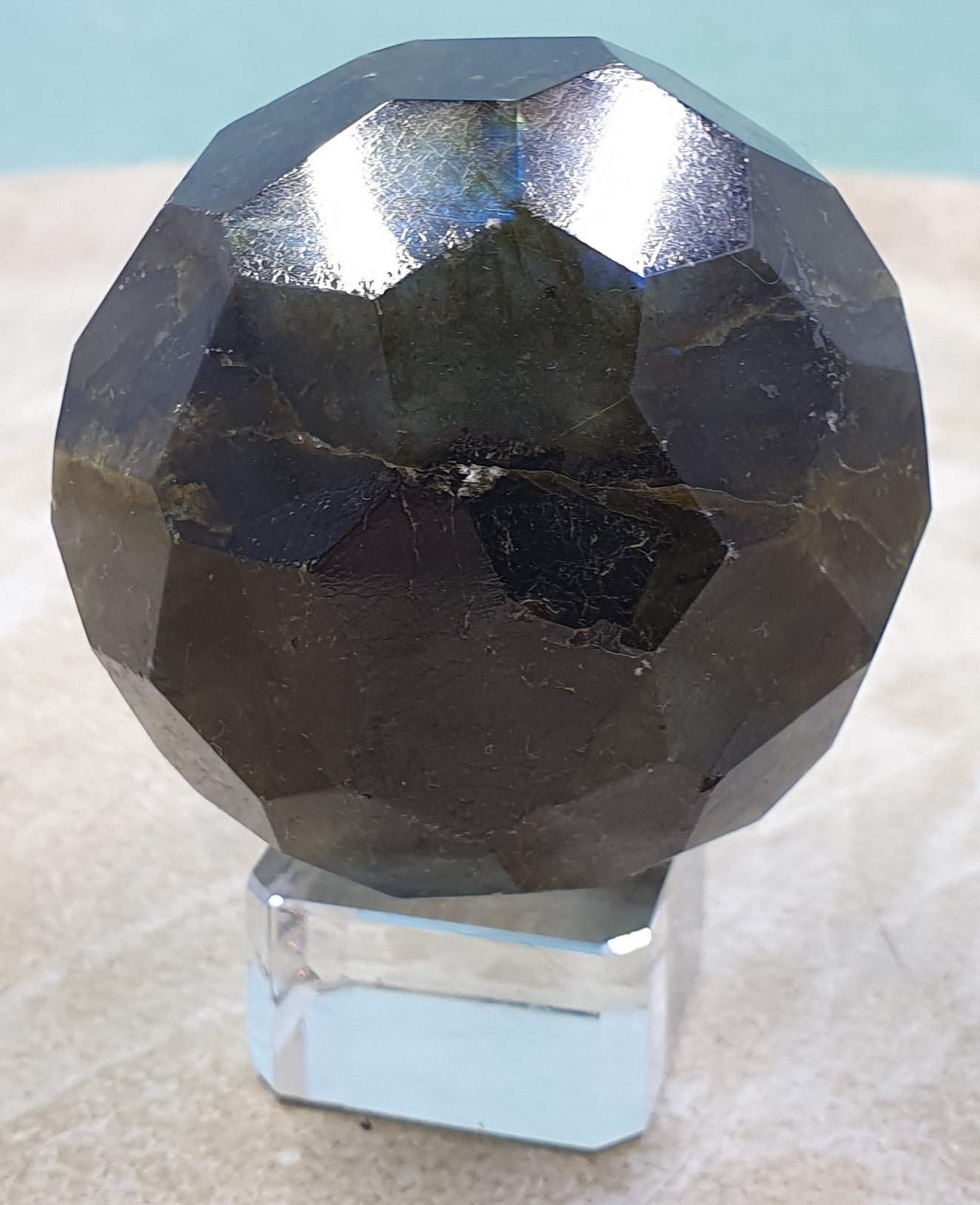 Labradorite Faceted Sphere #6