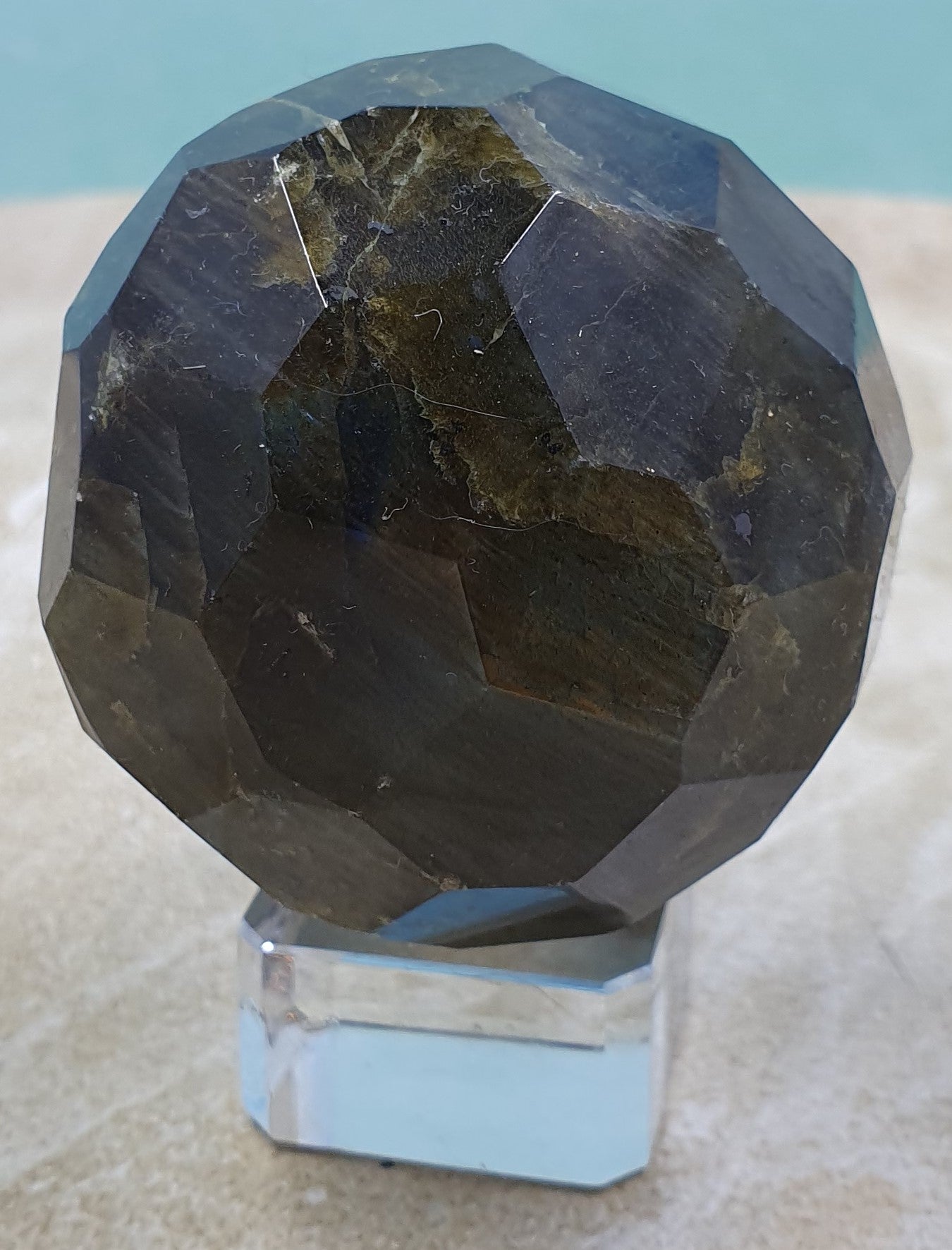 Labradorite Faceted Sphere #7