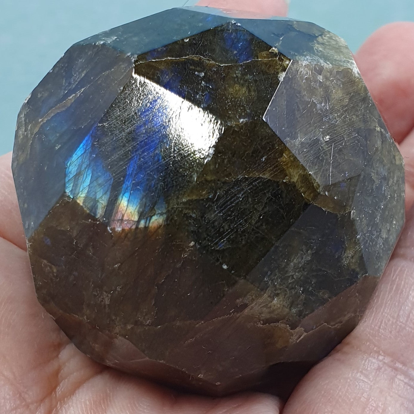 Labradorite Faceted Sphere #8