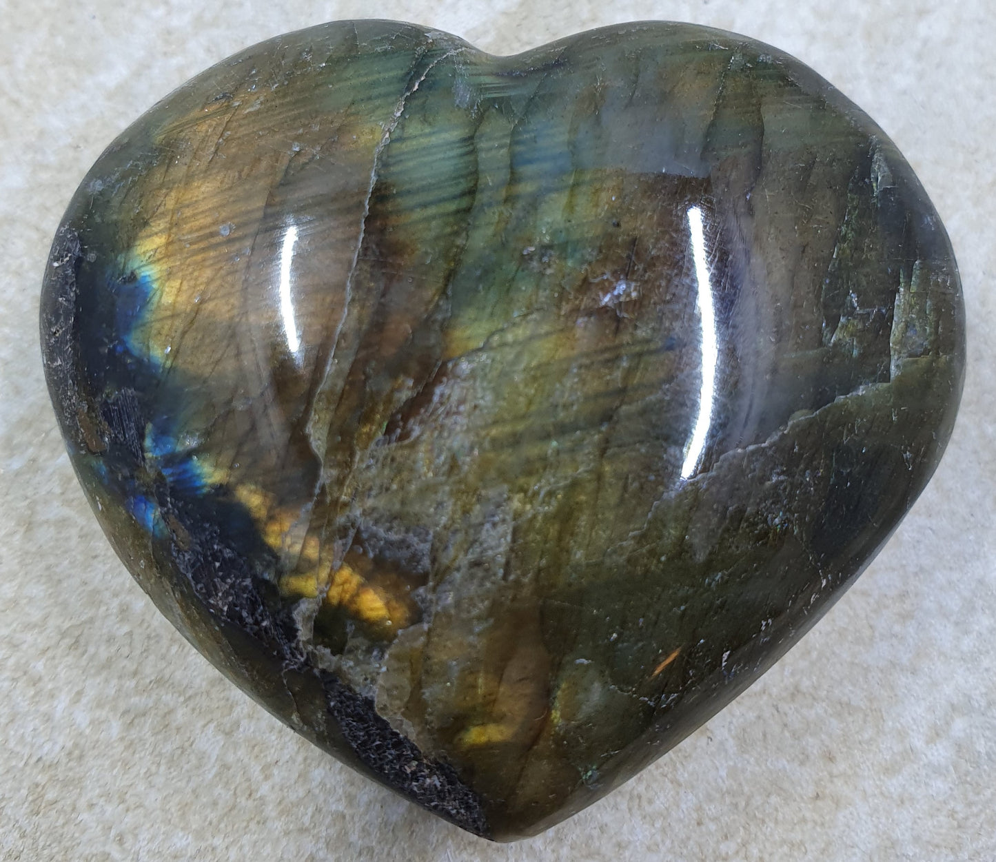 Labradorite Heart #14