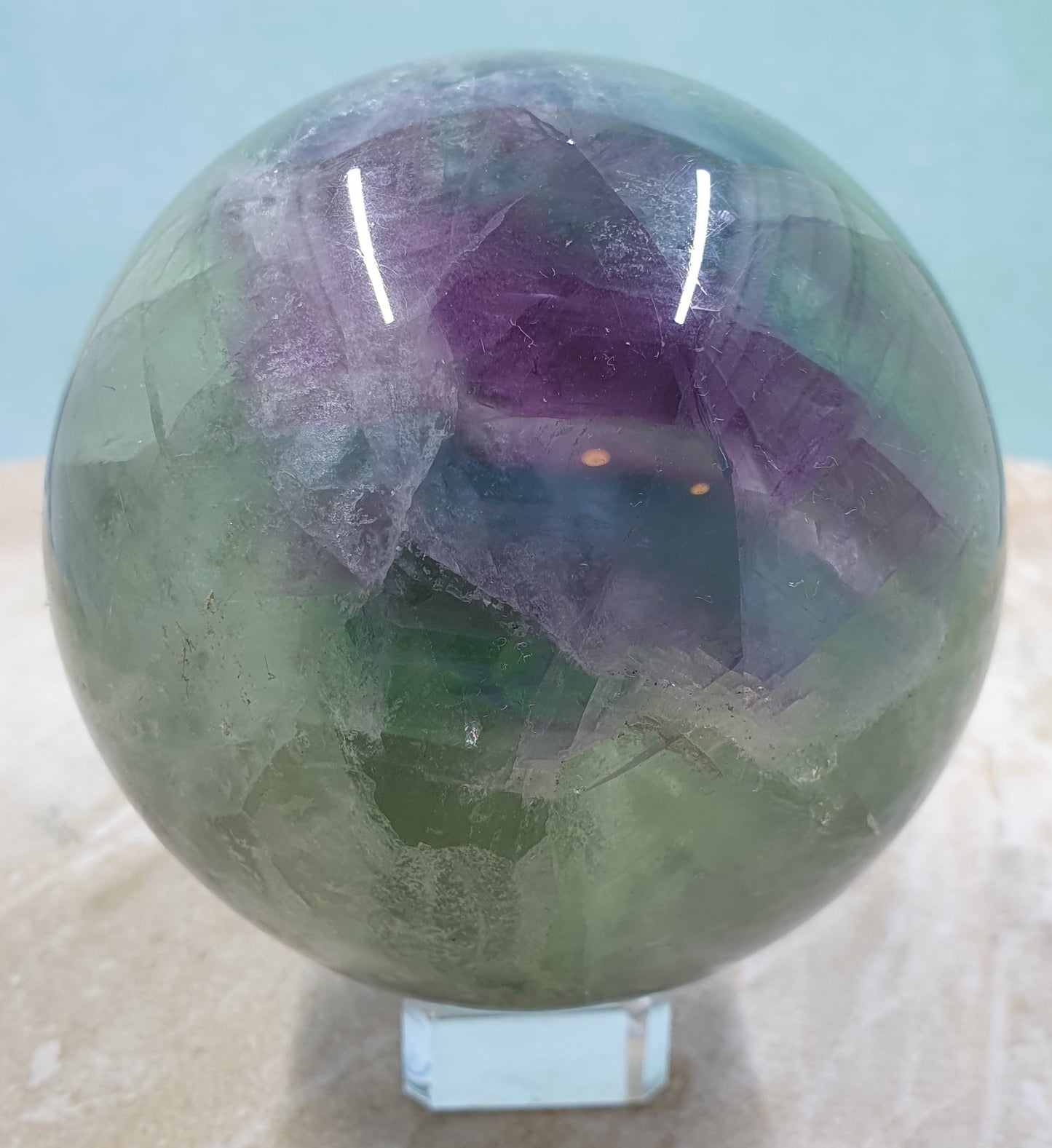 Rainbow Fluorite Sphere #3