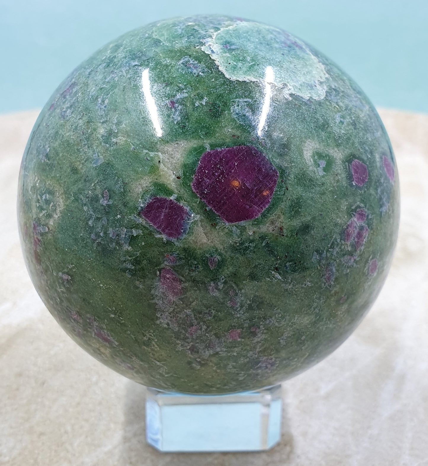 Ruby in Fuchsite Sphere #1