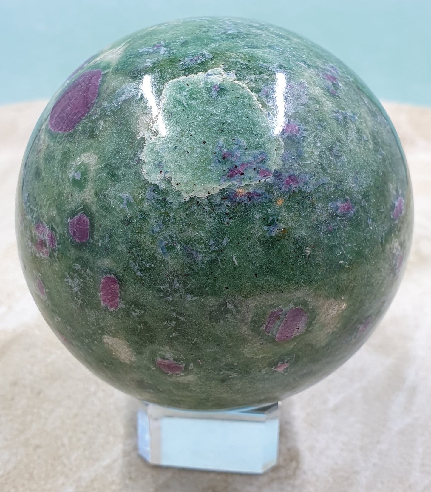 Ruby in Fuchsite Sphere #1