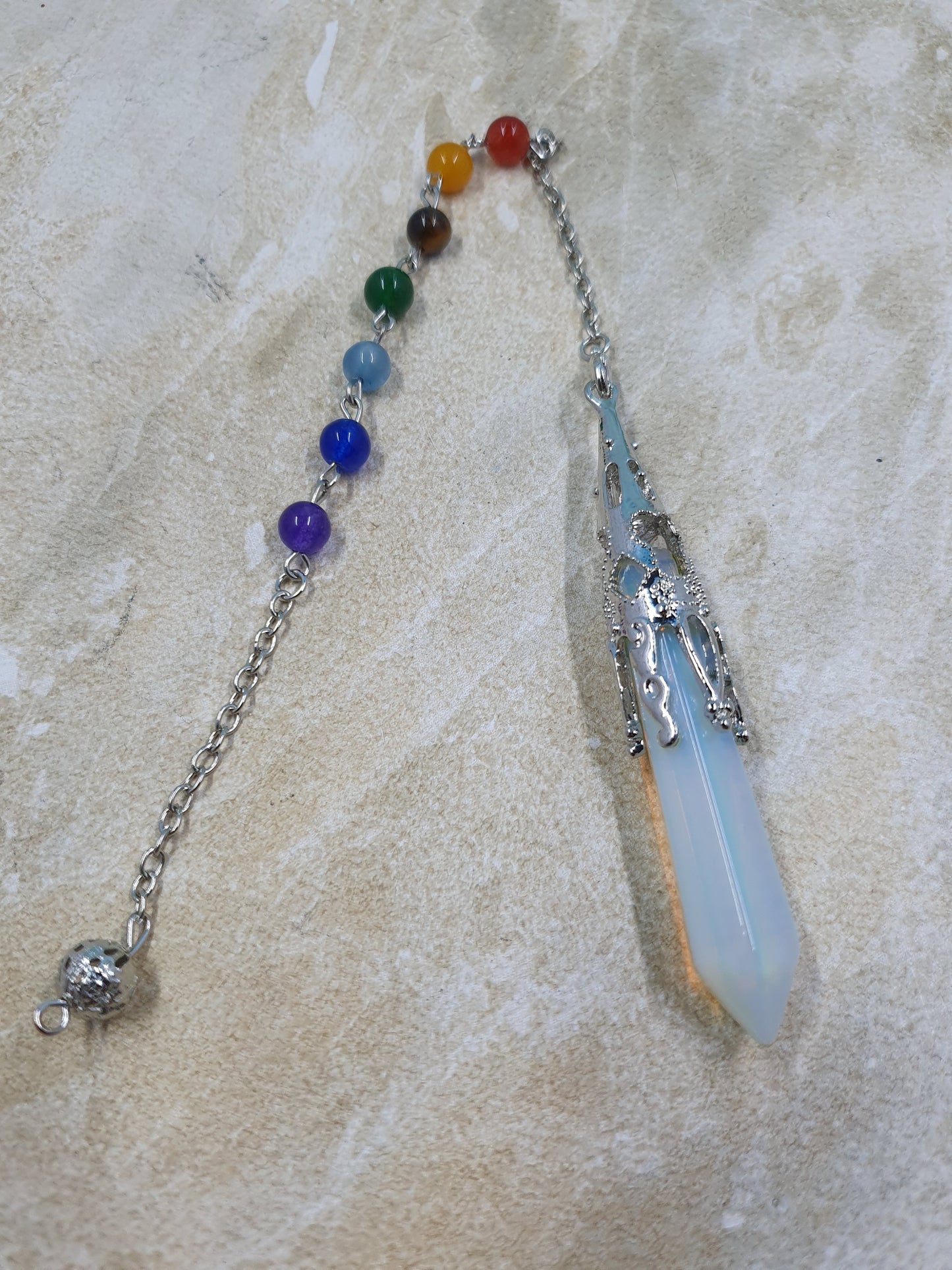 Opalite Chakra Pendulum