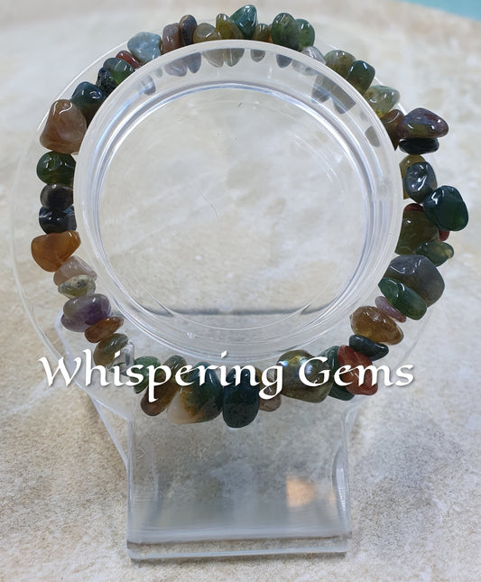 Ocean Jasper Crystal Chip Bracelet