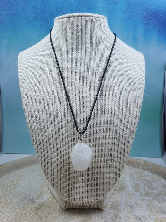 Clear Quartz Pendant Necklace #1