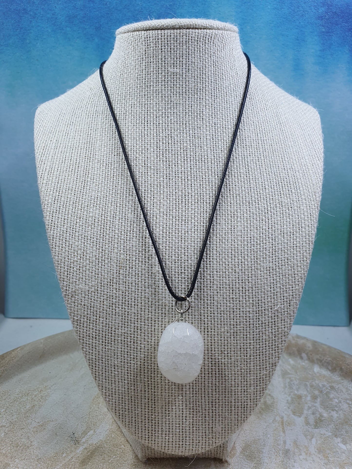 Clear Quartz Pendant Necklace #2