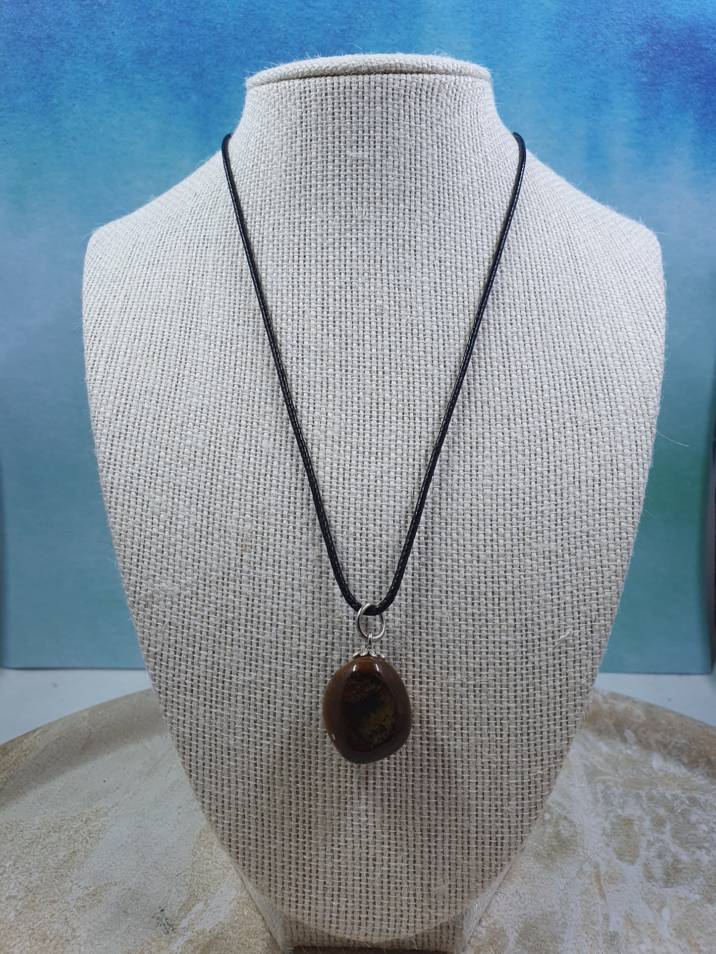 Tigers Eye Pendant Necklace #2