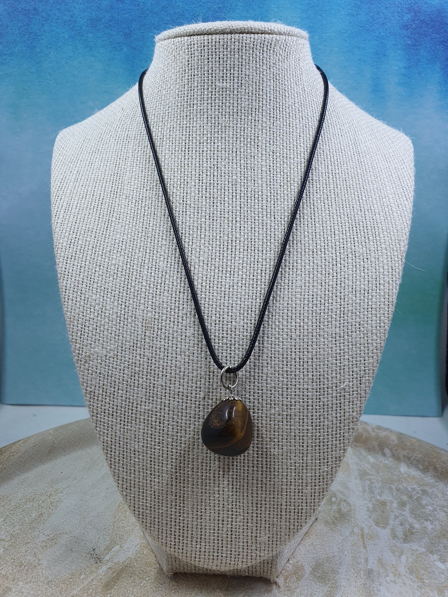 Tigers Eye Pendant Necklace #3