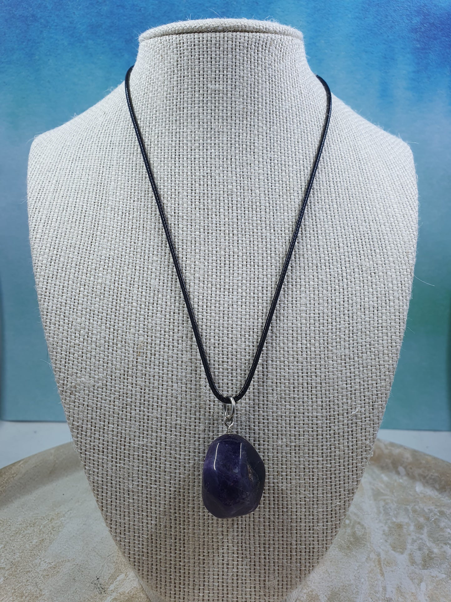 Amethyst Pendant Necklace #7