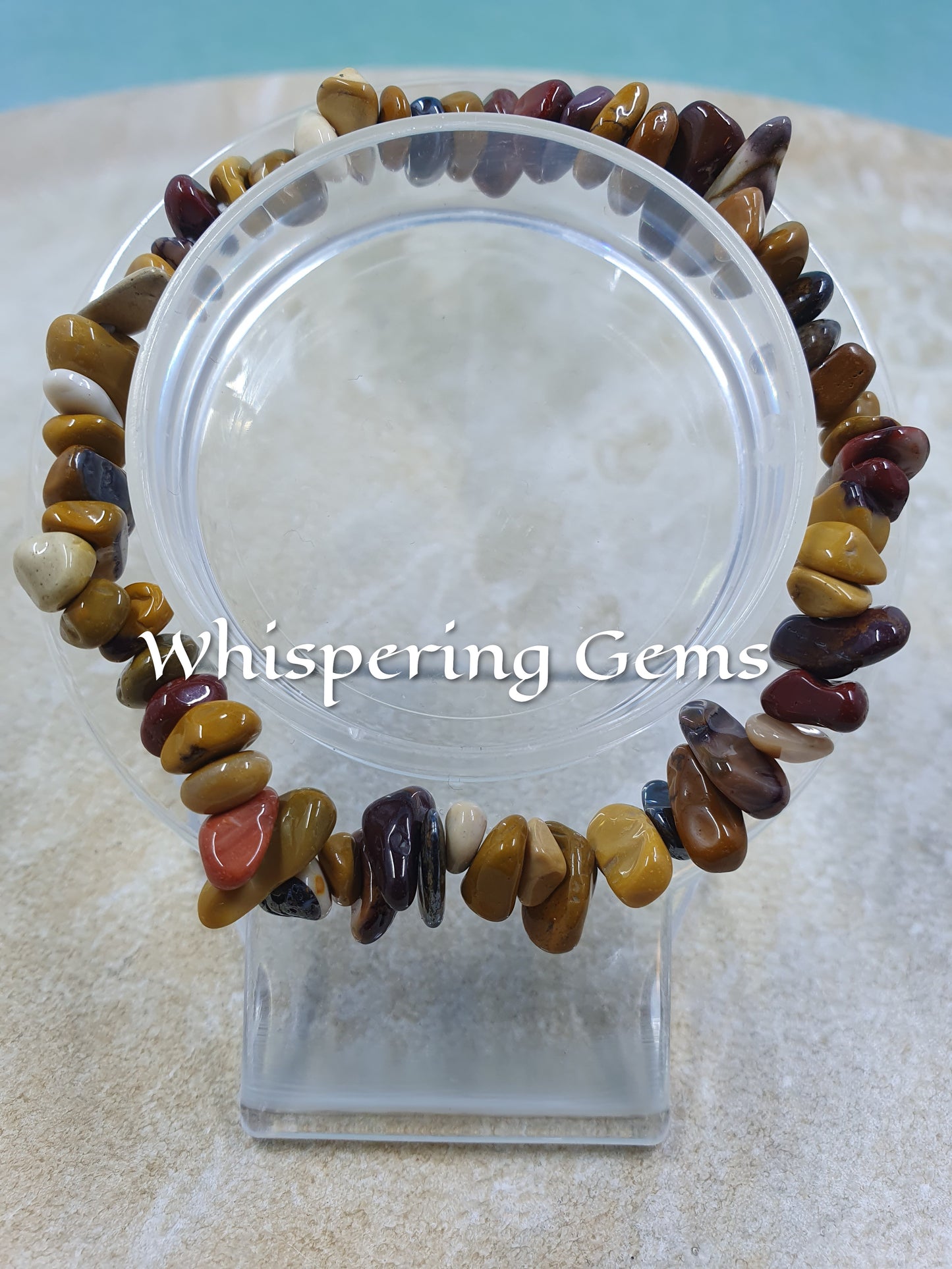 Mookaite Crystal Chip Bracelet