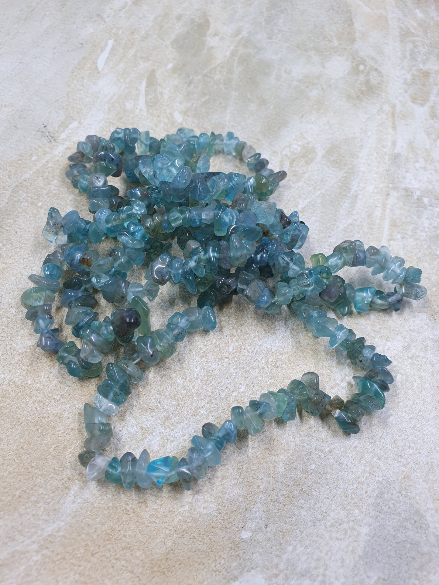 Fluorite Crystal Chip Bracelet