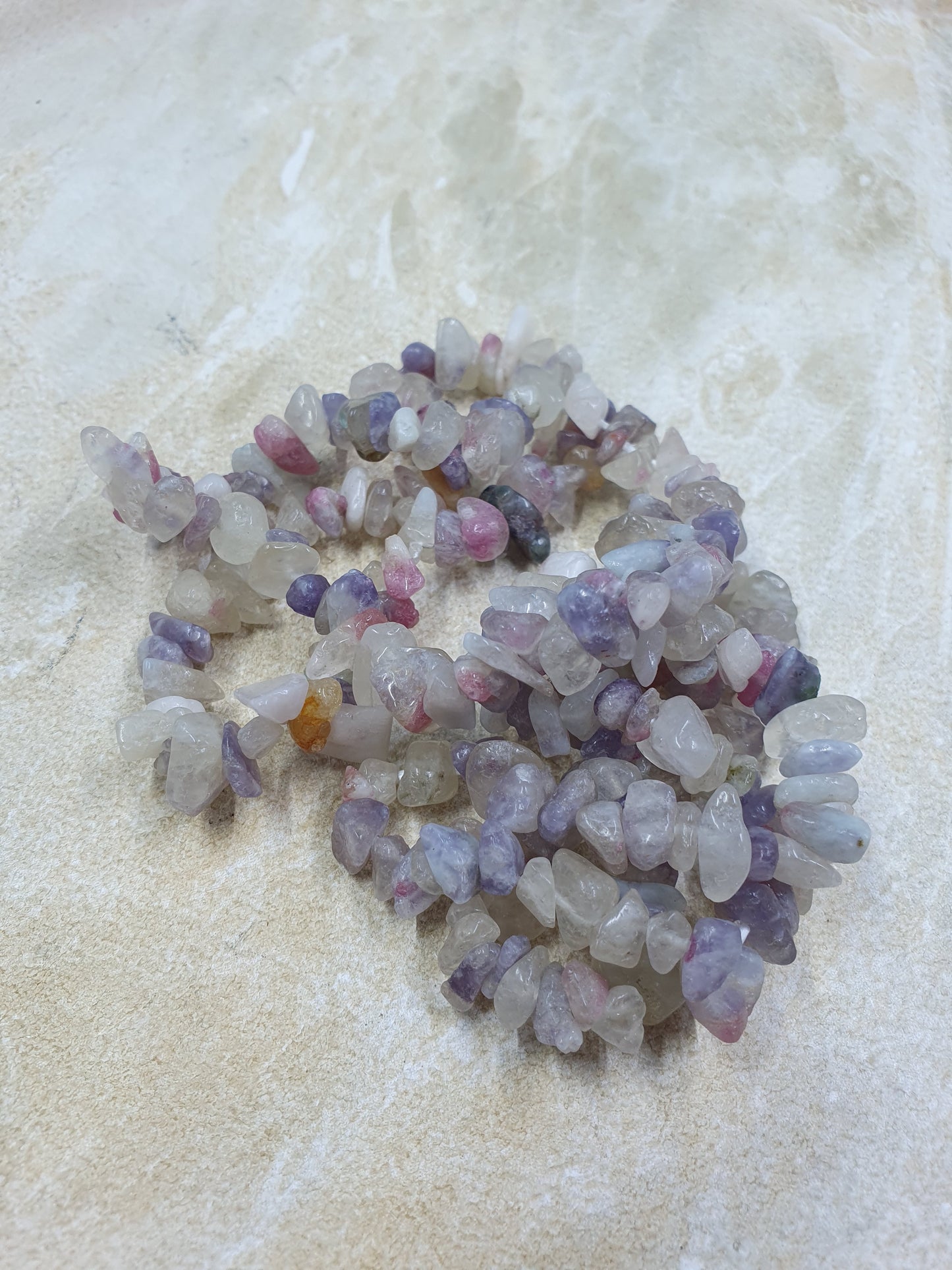 Fluorite Crystal Chip Bracelet