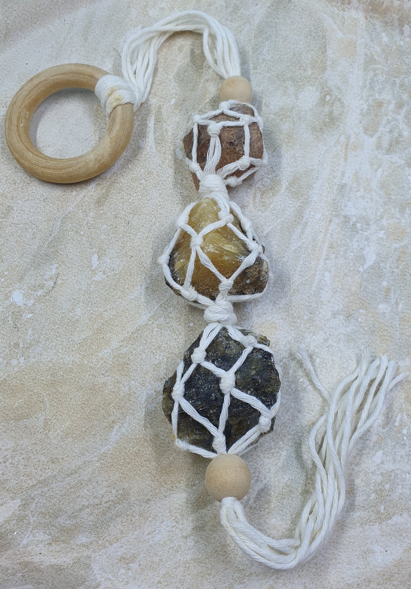 Macrame Crystal Hanger #3