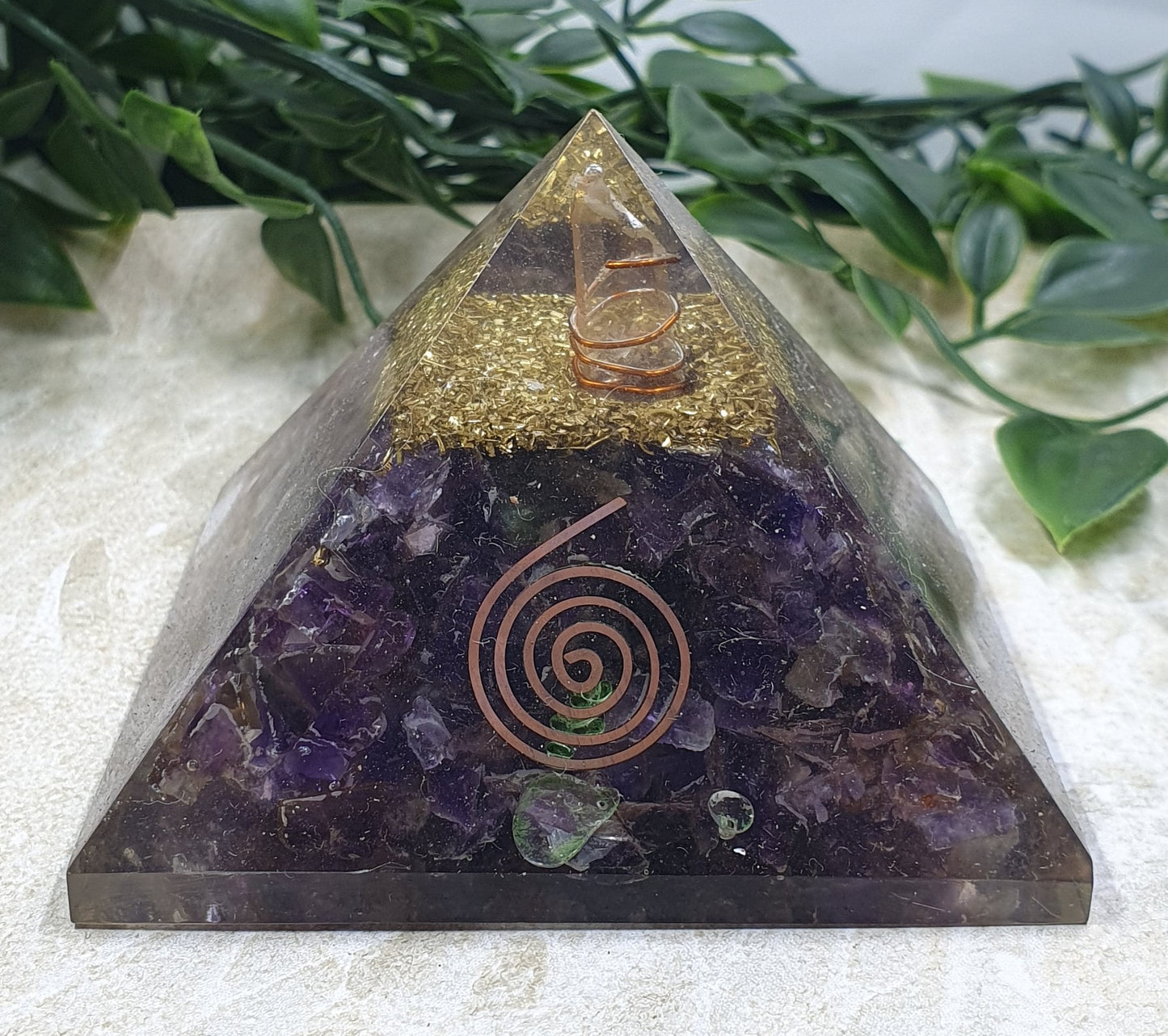 Damaged Item - Amethyst Orgonite Pyramid #2